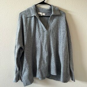 LOFT Oversized polo sweater